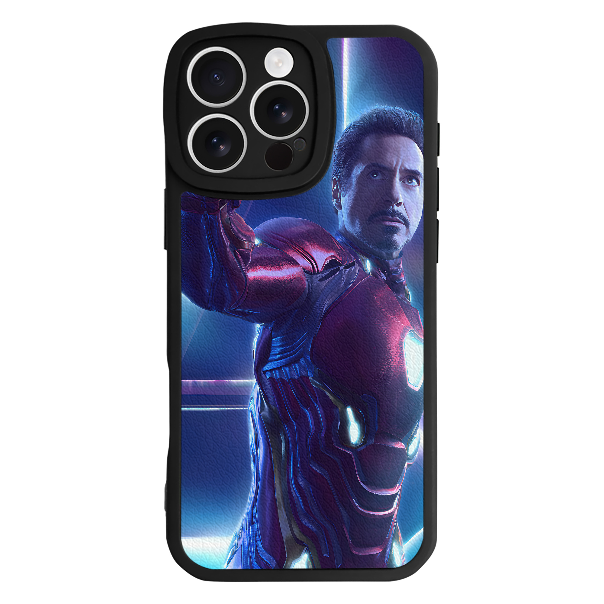 （画像用） アベンジャーズ The Avengers 【iPhone 16シリーズ対応】シリコンスマホケース（レザー調） 材質：シリコン